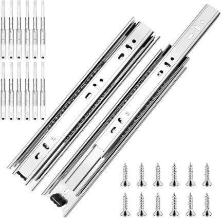 Six Pairs Full Extension Drawer Slides