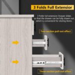 Six Pairs Full Extension Drawer Slides