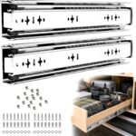 Pair of Galvanised Steel Drawer Slides