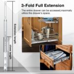 Full Extension Side Mount Drawer Slides
