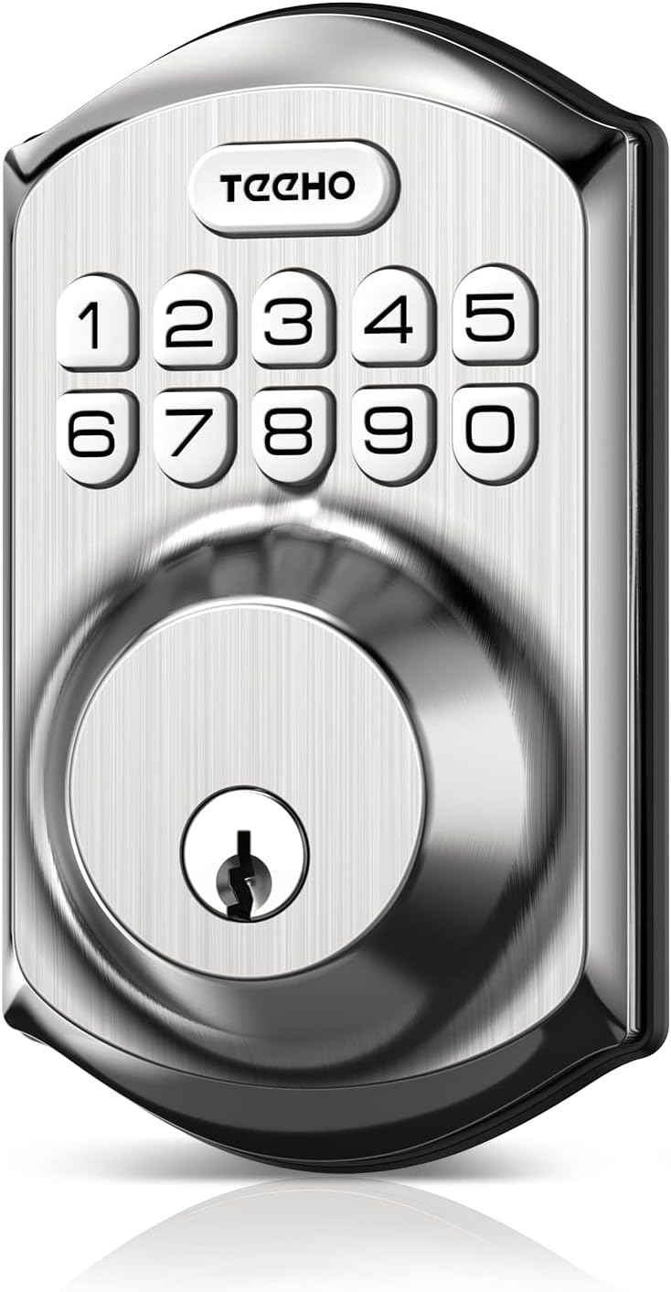 Keypad Deadbolt with Backup Keys