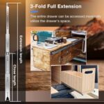 Locking Full Extension Drawer Slides