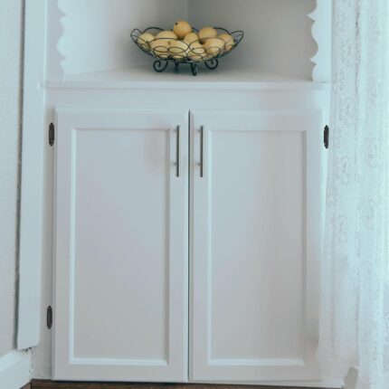 4-Pack Matte Black Cabinet Hinges