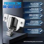 8-Pack Concealed Cabinet Hinges