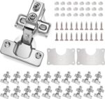 24-Pack Self-Closing Cabinet Hinges
