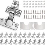 24-Pack Self-Closing Cabinet Hinges