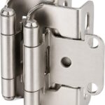 50-Pack Self-Closing Semi-Wrap Hinges
