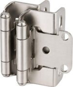 50-Pack Self-Closing Semi-Wrap Hinges