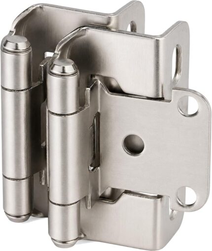 50-Pack Self-Closing Semi-Wrap Hinges