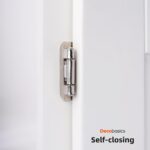 50-Pack Self-Closing Semi-Wrap Hinges