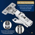 12-Pack Soft Close Cabinet Hinges