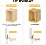 4-Pack 105 Degree Concealed Hinges