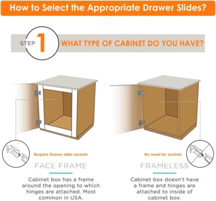 10 Pairs Soft Close Drawer Slides