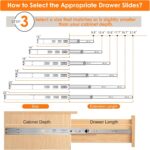 10 Pairs Soft Close Drawer Slides
