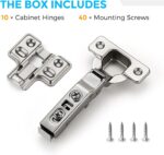 10-Pack Soft Close Concealed Hinges