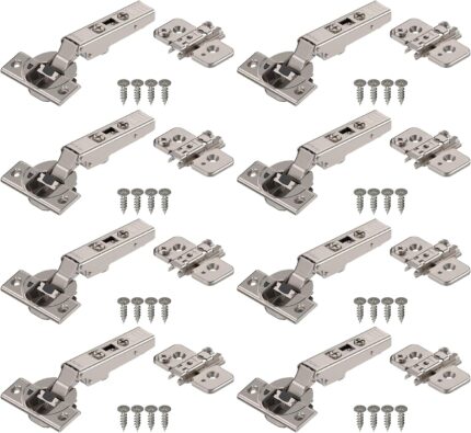4-Pack Soft Close Frameless Hinges