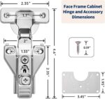 20-Pack Soft Close Cabinet Hinges
