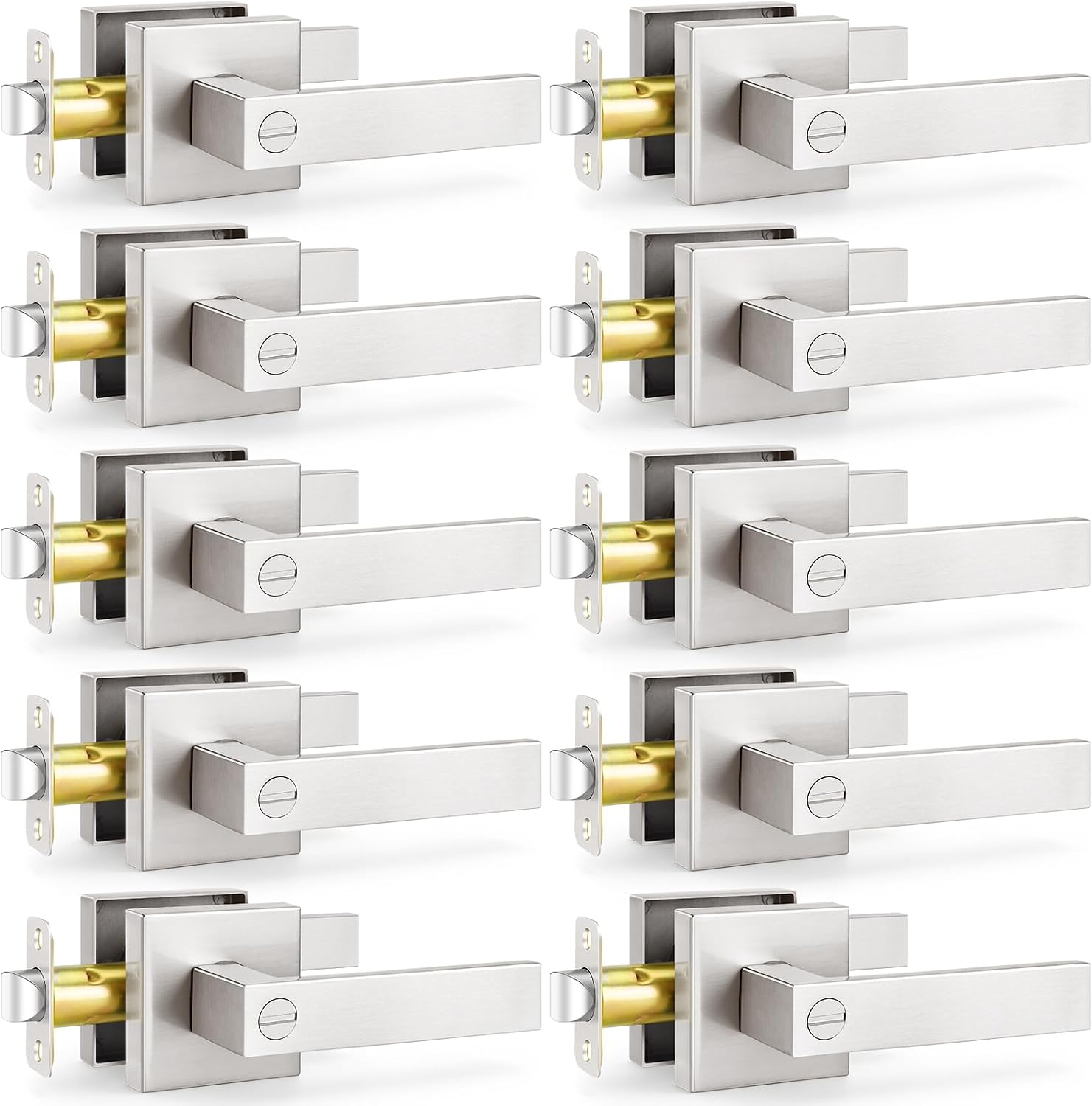Ten Square Privacy Door Levers